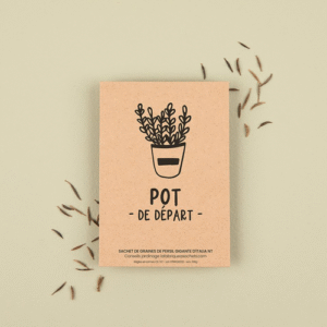 Pot de démarrage des paquets de graines - Persil
