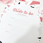 Affichette A5 - Bride to be
