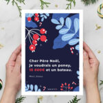 Affichette A5 - Cher Père Noël...