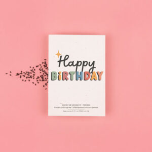 Graines d'anniversaire à planter - Fleurs Pensées