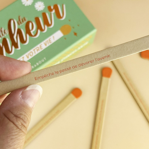 L'étincelle du bonheur : 40 allumettes pour se réchauffer à la chaleur du bonheur !