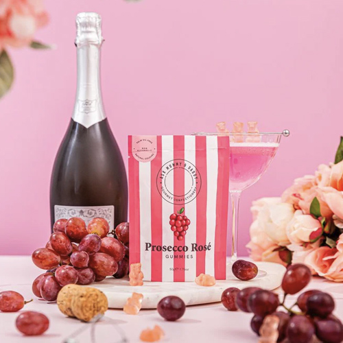 Bonbon goût Prosecco à la rose