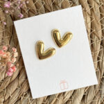 Boucles d'oreilles Coeur doré