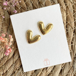 Boucles d'oreilles Coeur doré