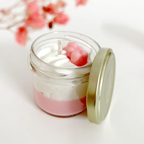 Bougie gourmande - Barbe à papa