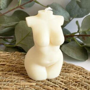 Bougie buste de femme à la fleur d'oranger