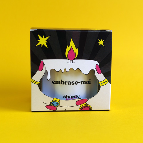 Shanty bougie "Embrase-moi" au parfum de biscuits