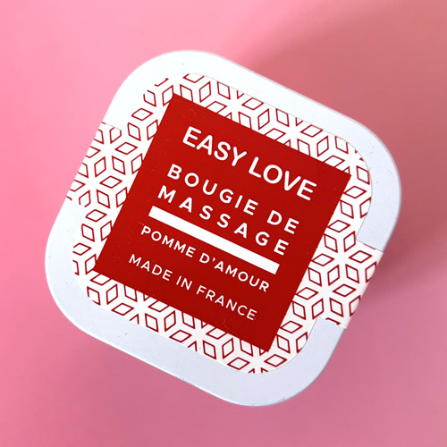 Bougie de massage - Pomme d'amour