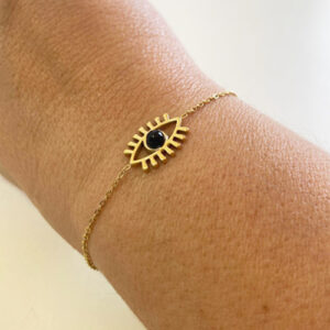 Bracelet oeil - doré