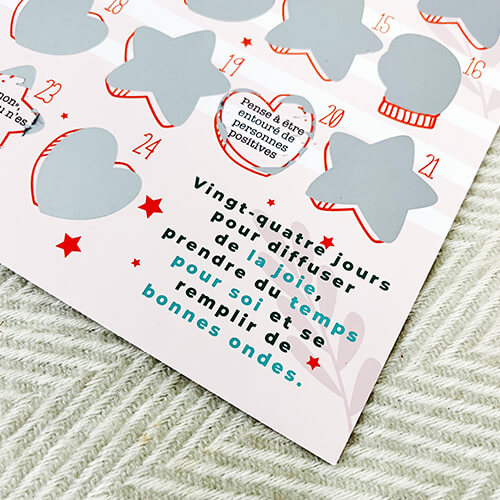 Calendrier de l'Avent à gratter - Gratt'itude