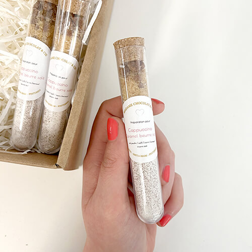 Fiole pour préparation de Cappuccino / Caramel beurre salé