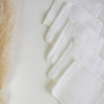 Lot de 5 lingettes démaquillantes très douces