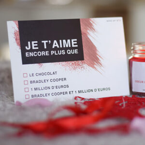 Carte Je t'aime plus que...