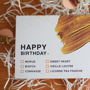 Carte Happy Birthday