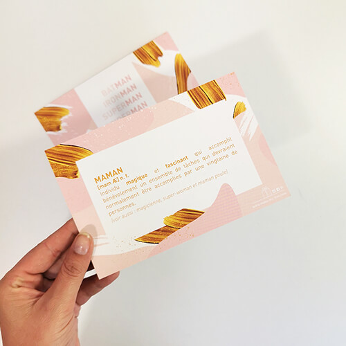 Carte Maman Super héros