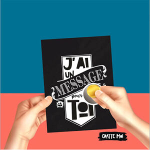 Carte à gratter - Tu vas être grand frère