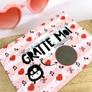 Carte à gratter - Tu es beaucoup plus bonne que la plus bonne de tes copines