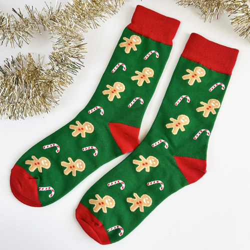 Chaussettes de Noël – Pain d’épices & Sucre d’orge