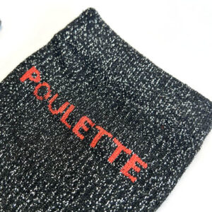 Chaussettes à paillettes Poulette - Noir