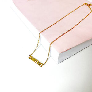 Collier Maman - doré