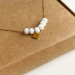 Collier Simone blanc