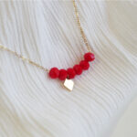 Collier Simone rouge