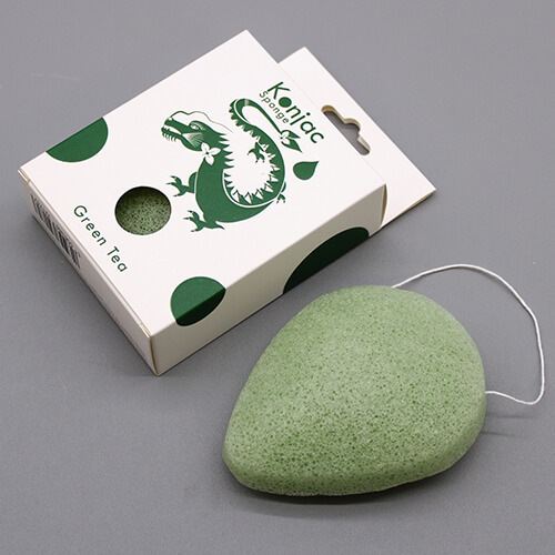 Éponge Konjac au thé vert