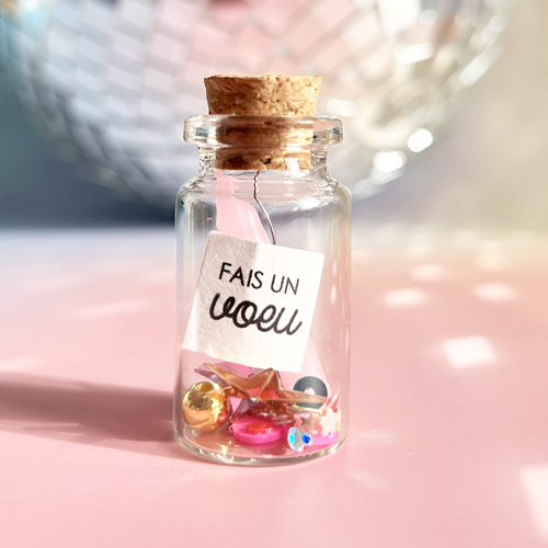 Fiole à voeux : fais un voeu