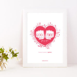 Affichette A5 - Girl power