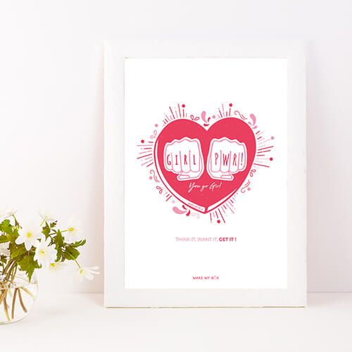 Affichette A5 - Girl power
