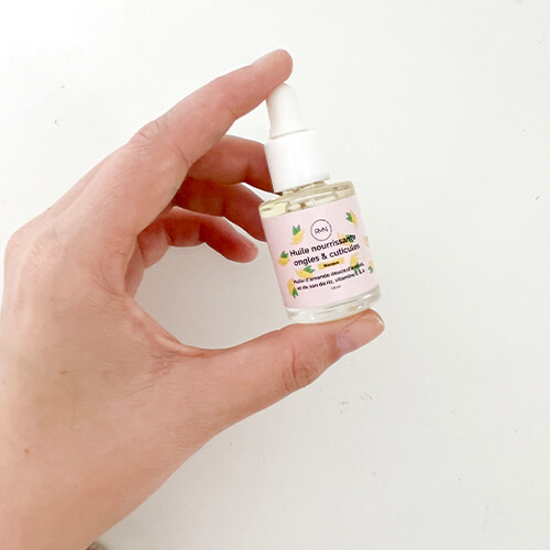 Huile nourrissante ongles & cuticules parfum mangue