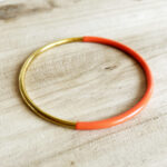 Jonc doré et orange