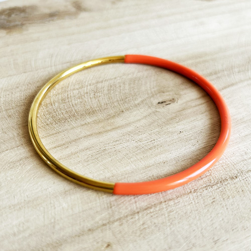 Jonc doré et orange