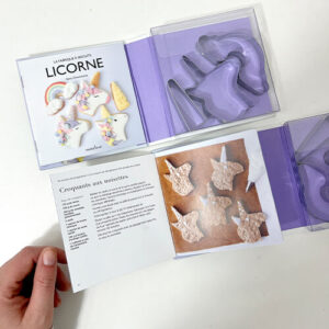 Coffret biscuits licorne - emporte-pièces et recettes