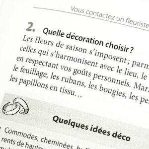 La check-list de votre mariage, mois par mois