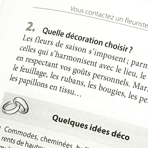 La check-list de votre mariage, mois par mois