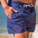 Maillot de bain brodé coeur