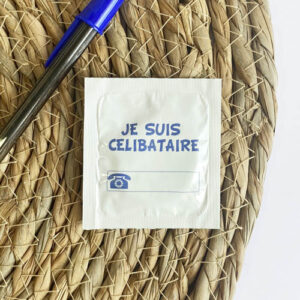 Préservatif : Je suis célibataire ! Mieux qu'une carte de visite !