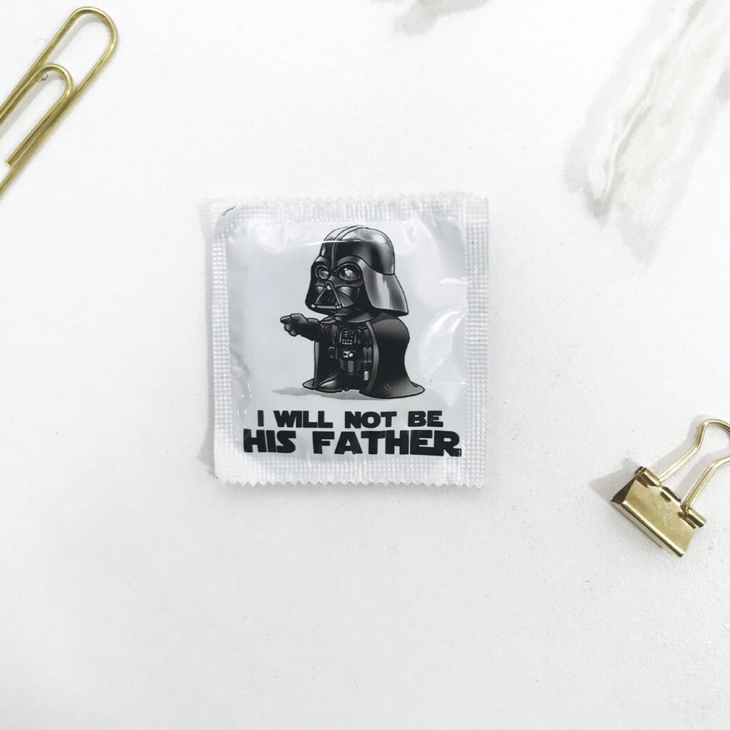 Préservatif Dark Vador : je ne serais pas son père