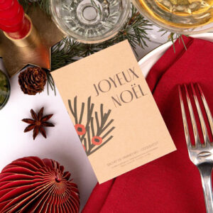 Sachet de graines Joyeux Noël - coquelicot