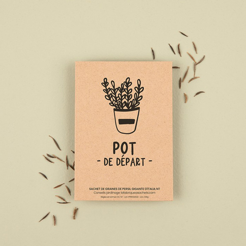 Sachet de graines Pot de départ - Persil