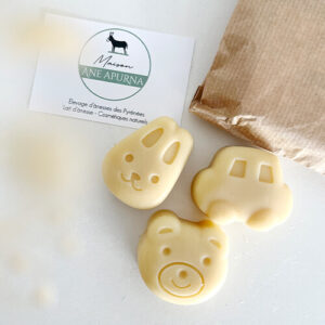 Trio 3 savons enfants lait d'ânesse 30gr