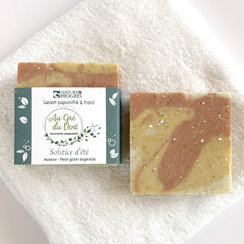 Savon Solstice d'été - avoine et petit grain bigarade