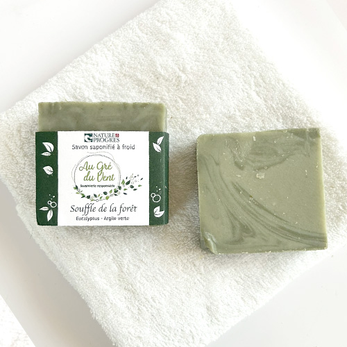 Savon Souffle de la forêt - Eucalyptus et argile verte