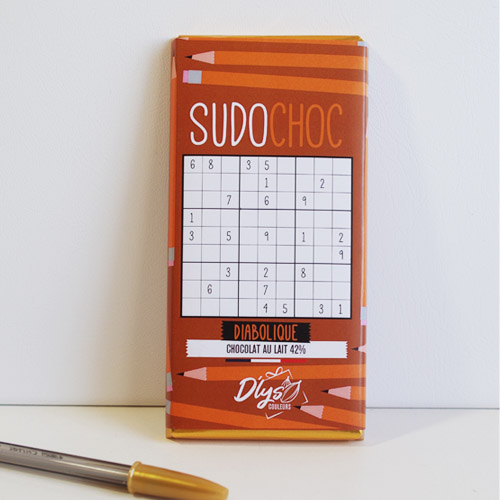 Tablette chocolat Sudoku