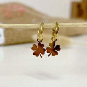 Boucles d'oreilles Trèfle